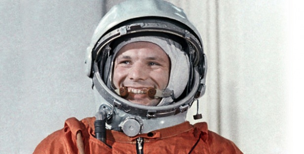 April 1961: Yuri Gagarin makes first manned space flight