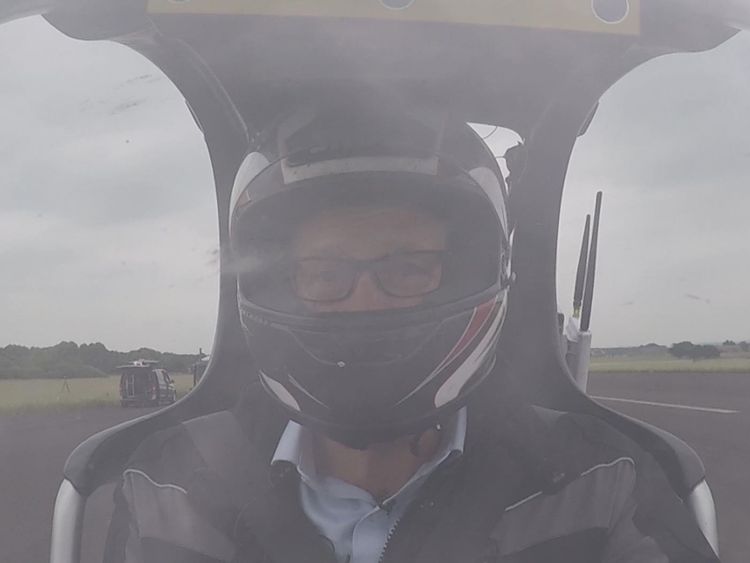 Sky News has been given an exclusive ride on the first self-driving motorcycle.