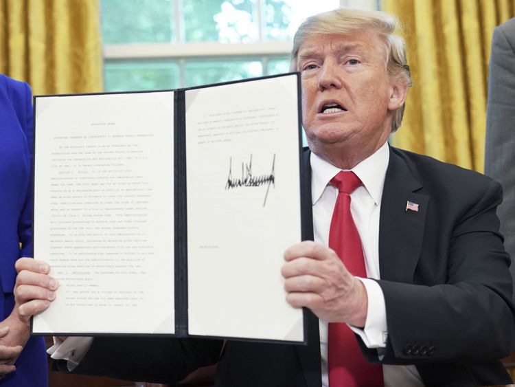 Trump signs execution order