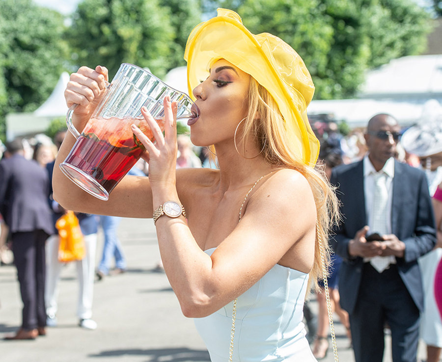 Racegoers in attendance on Ladies Day at Royal Ascot. June 21, 2018 Racegoers in attendance on Ladies Day at Royal Ascot. June 21, 2018