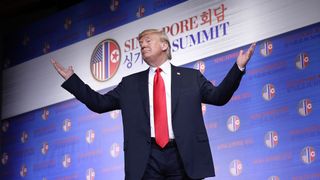 Donald Trump sums up his historic summit with Kim Jong Un