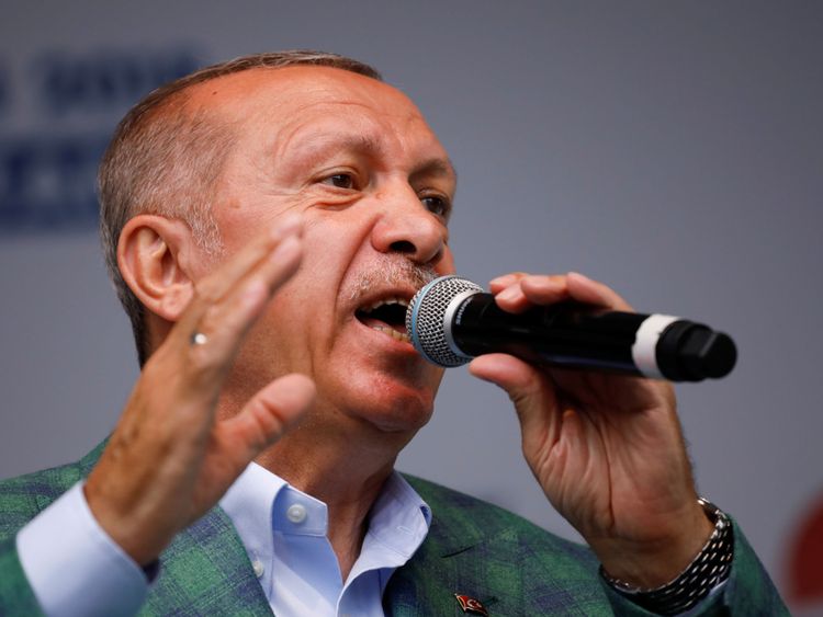 President Erdogan has had opponents arrested and jailed 