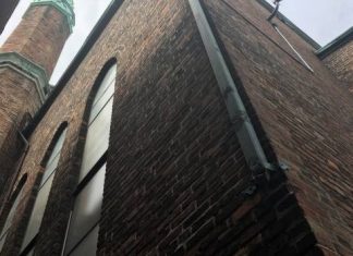Report: Nighttime thief swipes Assumption Church’s copper downspouts