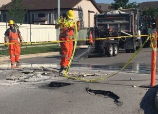 Report: Concrete workers spring to action after road cracks, heaves on Scurfield Boulevard