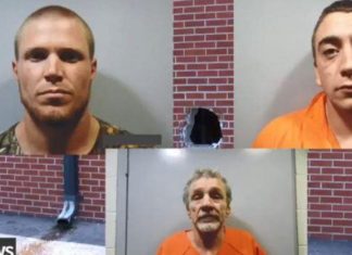 Cops: Murder suspect, 2 other inmates bust hole in jail wall to escape (Details)