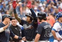 Report: Jays’ 7-game home win streak halted by big night from Braves’ Camargo