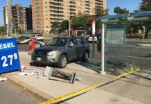 Report: Girl, believed to be in her teens, struck by vehicle while sitting on bench in Scarborough