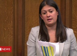 PMQs: Nandy and May on northern England rail services (Details)