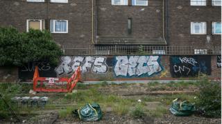 Railside graffiti