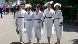 Ladies in white