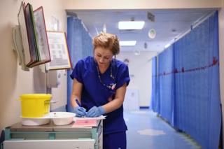 Picture of a young doctor in a hospital