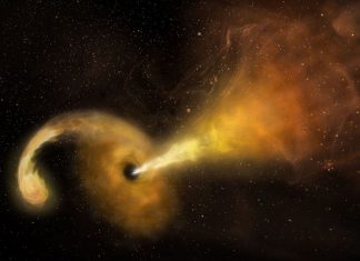 Technology: Astronomers watch a black hole eating a star