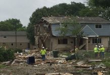Two critically hurt in gas explosion felt miles away (Details)