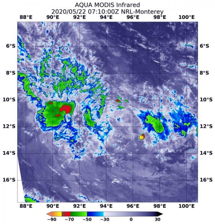 Study: NASA examines tropical storm Mangga in infrared light