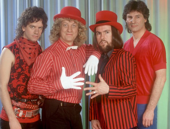 Dave Hill and bandmates Dave Hill and bandmates