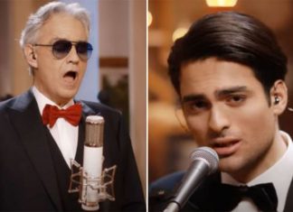 Andrea Bocelli and his son Matteo Bocelli duet Fall on Me for Chinese New Year – WATCH | Music | Entertainment – challenge