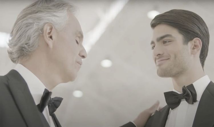 Andrea Bocelli and son Matteo Bocelli sing Fall On Me in their stunning