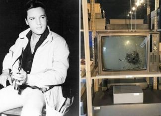 Elvis Presley shot his TV while watching Robert Goulet and it still works says Graceland | Music | Entertainment – challenge