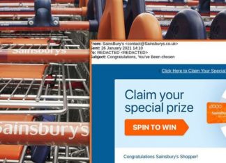Sainsbury’s shopping warning: Don’t trust this ‘free gift card’ email: Report
