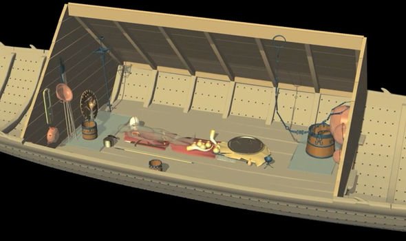 The burial was packed with treasure