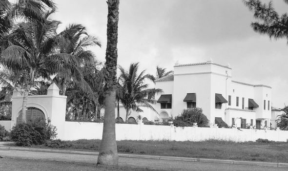 Capone's mansion in Florida, where he lived out his final years